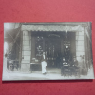 CARTE PHOTO NOGENT SUR SEINE DEVANTURE CAFE AU BOIN COIN SAINTMARD - Nogent Sur Marne