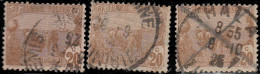Tunisie 1906/20 - YT 34 (par 4) - 20 C. Laboureurs - Used Stamps