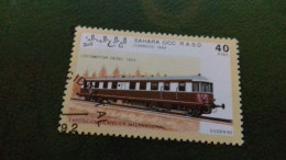 TIMBRE  SAHARA OCC R A S D 1992 TRAIN - Altri - Africa