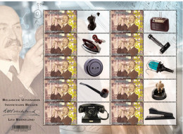 2024 Leo Baekeland Bakeliet Bakelite MNH Sheet - Radio Lamp Lampe Telephone Pipe Pijp Tabac Telefoon - Neufs