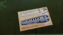 TIMBRE  SAHARA OCC R A S D 1992 TRAIN - Altri - Africa