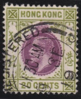 Hong Kong        .   SG    .  107    .   Wmk  Multiple Crown  CA      .    O      .   Cancelled - Gebraucht