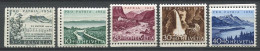 SUISSE 1954 N° 548/552 ** Neufs MNH Superbes C 16 € Cantique Suisse Maggia  Sils Lac De Neuchâtel Timbres Pour La Patrie - Ongebruikt