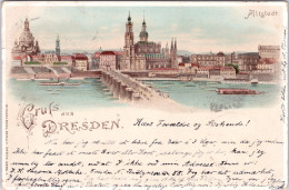 Gruss Aus Dresden Altstadt (Stempel: 1898) - Dresden