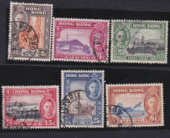 Hong Kong        .   SG    .  163/168      .    O      .   Cancelled - Used Stamps