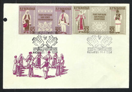 ROUMANIE Ca.1958: LSC Ill. De MOSCOU à DOUBNA - Lettres & Documents