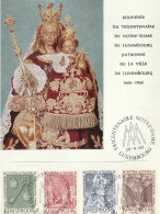 LUXEMBOURG - Carte Commémorative - Souvenir Du Tricentenaire De N.D. De Luxembourg  1966 - Commemoration Cards