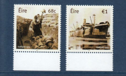 EIRE Ireland Irlande, **, Yv 2128, 2129, Mi 2127, 2128, SG 2263, 2264, Gallipoli, 1915, WWI, - Ungebraucht