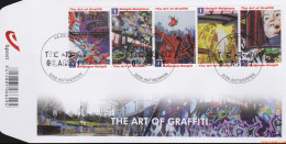 België 2011 - Mi:4171/4175, Yv:4106/4110, OBP:4125/4129, Fdc - O - Grafitti - 2001-2010