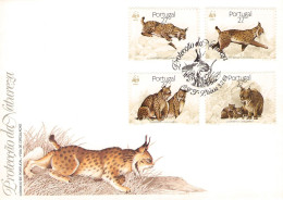 PORTUGAL - FDC WWF 1988 - LYNX  /4374 - FDC