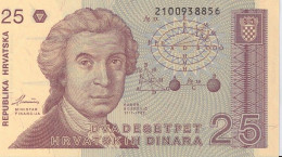 CROATIE - 25 Dinar 1991 - UNC - Kroatië