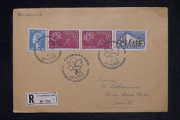 LUXEMBOURG - Enveloppe En Recommandé De Luxembourg Pour Paris En 1960 - L 149779 - Storia Postale