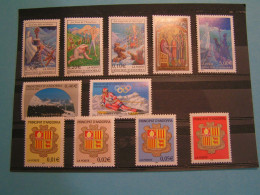 Timbres Andorre Français - Année Complète 2002  - 20 Timbres - Unused Stamps
