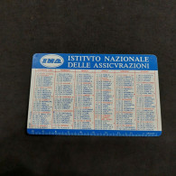 Calendarietto Ina-Assitalia 1983. Assicurazioni D'italia. Condizioni Eccellenti. Nuovo. - Petit Format : 1981-90