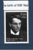 EIRE Ireland Irlande, **, Yv 2136, Mi 2135, SG 2272, William Butler Yeats, Prix Nobel De Littérature En 1923, - Neufs