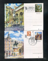 "SPANIEN" 1973/1974, 2 Bildpostkarten Gestempelt (5881) - 1931-....