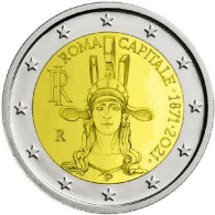 2 Euro Commemorative Italie 2021 Rome 150 Ans De La Fondation De Rome UNC - Italie