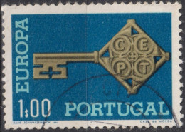 1968 Portugal ° Mi:PT 1051, Sn:PT 1019, Yt:PT 1032, Europa (C.E.P.T.) 1968 - Schlüssel - 1968