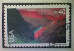 United States, Scott #C134, Used(o) Air Mail, 1999, Rio Grande Valley, 40¢ - Used Stamps