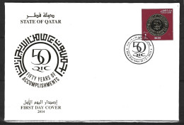 QATAR. N°1008 De 2014 Sur Enveloppe 1er Jour (FDC). Compagnie D'assurances. - Qatar