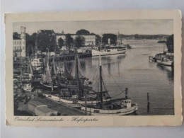 Ostseebad Swinemünde In Pommern, Świnoujście, Hafenpartie, 1935 - Pommern