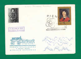 1973 Nicolaus Copernicus - Stagecoach Mail_ZIE_03_PIENIEZNO - Briefe U. Dokumente