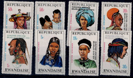 RWANDA  1973 AFRICA WEEKS IN BRUSSELS MI No 587-94 MNH VF!! - Nuevos