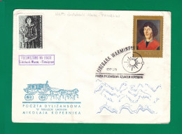 1973 Nicolaus Copernicus - Stagecoach Mail_ZIE_04_LIDZBARK WARMINSKI - Covers & Documents