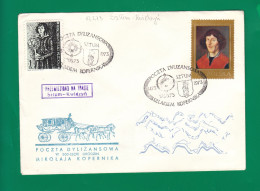 1973 Nicolaus Copernicus - Stagecoach Mail_ZIE_07_SZTUM - Covers & Documents