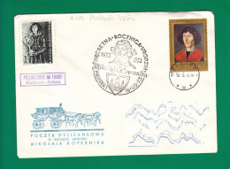 1973 Nicolaus Copernicus - Stagecoach Mail_ZIE_08_MALBORK - Brieven En Documenten