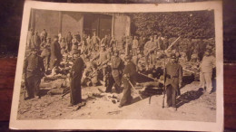 WWI GUERRE 1914   CARTE PHOTO PRISONNIERS ALLEMANDS - Guerra 1914-18