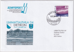 Zumst. 1139 / MiNr. 1896 Auf Offiziellem Tag Der Briefmarke Mit Zudruck SCHIFFSPOST Stempel Zürich Philatelie 10.12.2004 - Lettres & Documents