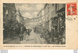 IS SUR TILLE  CONCOURS DE GYMNASTIQUE 15 AOUT 1913 RUE DOMINIQUE ANCEMOT - Is Sur Tille