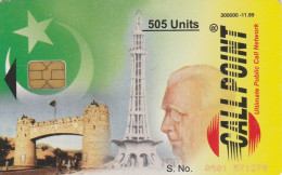 Pakistan, PAK-CP10, Montage Of Pakistan 505u 300.000 11/99, 2 Scans. - Pakistan