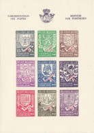 BELGIUM Block 9,unused,unpeforated,falc Hinged (*) - Folletos Blanco Y Negro [ZN & GC]