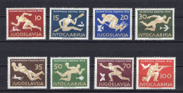 1956. YUGOSLAVIA,XVI OLYMPIC GAMES,MELBOURNE,COMMEMORATIVE SET OF STAMPS,MNH - Verano 1956: Melbourne