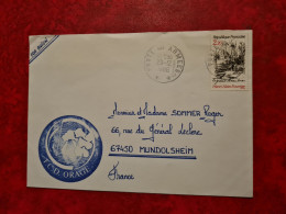 Lettre / Carte 1988 POSTE AUX ARMEES T.C.D. ORAGE TRANSPORT DE CHALANDS DE DEBARQUEMENT PARIS NAVAL - Otros & Sin Clasificación