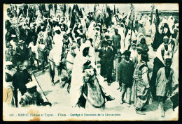 A67  MAROC CPA SCENES ET TYPES - THARA , CORTEGE A L' OCCASION D LA CIRCONCISION - Collections & Lots