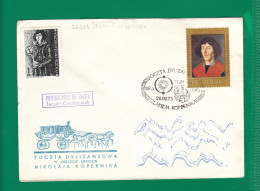 1973 Nicolaus Copernicus - Stagecoach Mail_ZIE_17_TORUN - Briefe U. Dokumente