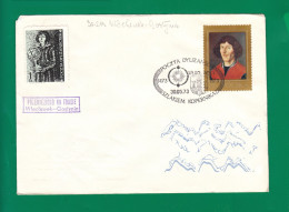 1973 Nicolaus Copernicus - Stagecoach Mail_ZIE_19_WLOCLAWEK - Lettres & Documents