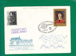 1973 Nicolaus Copernicus - Stagecoach Mail_ZIE_20_CIECHOCINEK - Briefe U. Dokumente