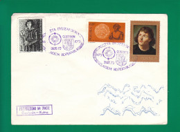 1973 Nicolaus Copernicus - Stagecoach Mail_ZIE_22_GOSTYN - Briefe U. Dokumente