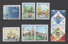 Croatia, Bosnia And Herzegovina Serbian Republic, Ukraine, 2005, 50 Years Of Europa CEPT Issues, Used - 2005