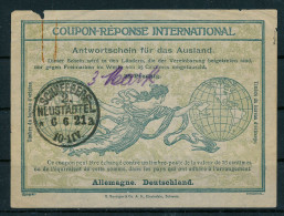 BF0264 / DR  -  1921 ,  3 Mark  Auf  35 Pfennig.  -  Type Ro4  -  Reply Coupon Reponse - Altri & Non Classificati