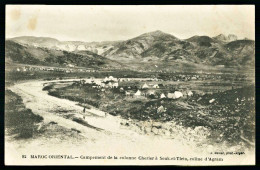 A67  MAROC CPA CAMPEMENT DE LA COLONNE CHERIER A SOUK EL TLETA - Collezioni E Lotti