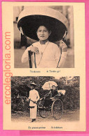 Af9006 - INDONESIA - Vintage POSTCARD - Tonkin - Ethnic - Azië