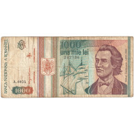 Roumanie, 1000 Lei, 1993, KM:102, TB - Roumanie