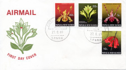 Papua New Guinea, FDC, 1969, Flora, Flowers - Papouasie-Nouvelle-Guinée