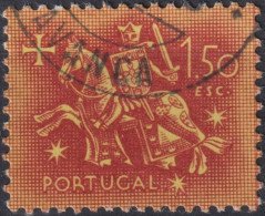 1953 Portugal ° Mi:PT 799, Sn:PT 768, Yt:PT 781, Knight On Horseback (from The Seal Of King Dinis) - Gebraucht