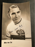 Wim Van Est - Alex Sport - SIGNEE - Carte / Card - Cyclisme - Ciclismo -wielrennen - Cyclisme